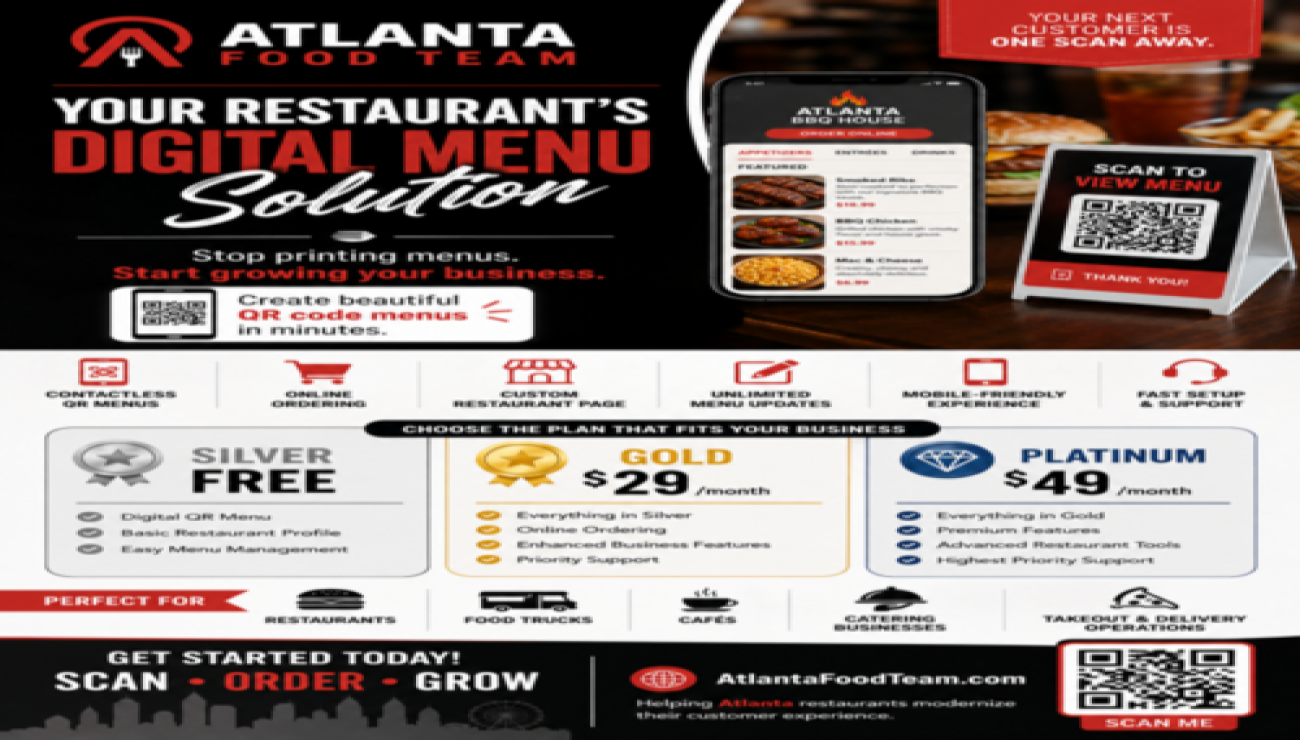 Atlanta Food Team: The Future of Restaurant Ordering in Atlanta